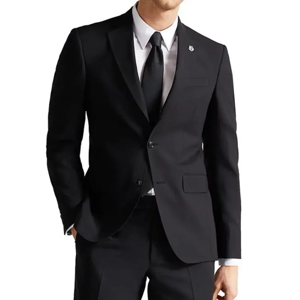 Ted Baker London Jarrow Wool Sport Coat Endurance Blazer Suit Jacket in Black
